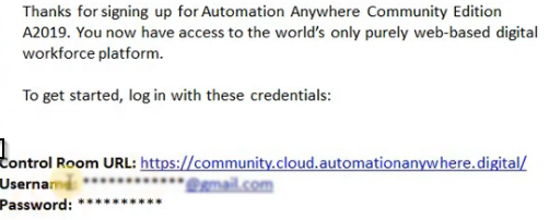 Automation Anywhere Community edition 